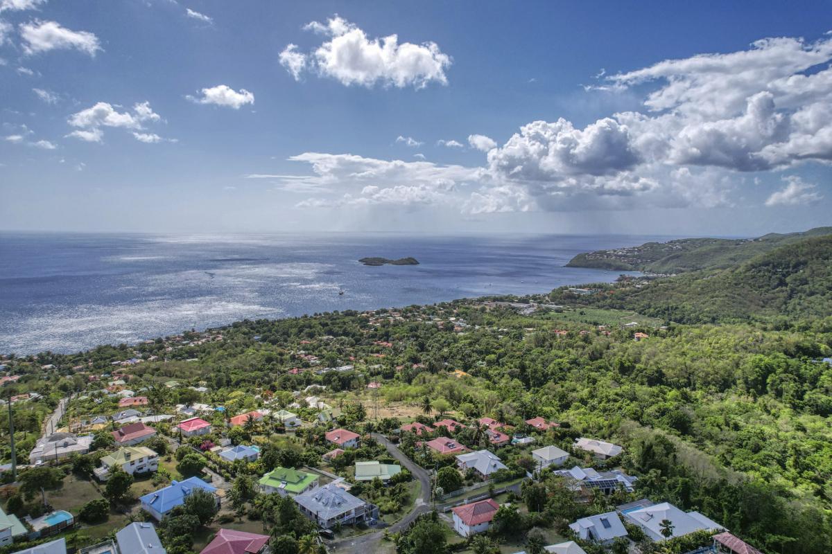Location Villa 3 chambres Bouillante Guadeloupe-vue ciel-43